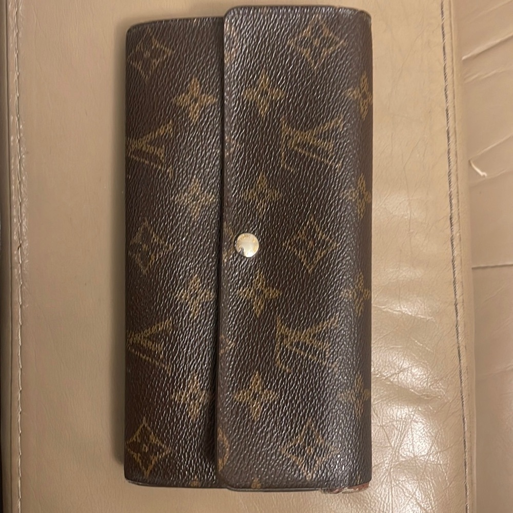 Louis Vuitton Monogram Brown and Gold Continental Wallet